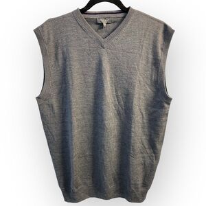 Project Classico 100% Lana Merino Wool Grey Vest Excellent Condition Size Xl